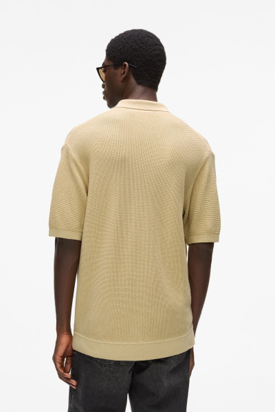 PULÓVER KARL LAGERFELD JEANS KLJ KNIT POLO - Kép 2