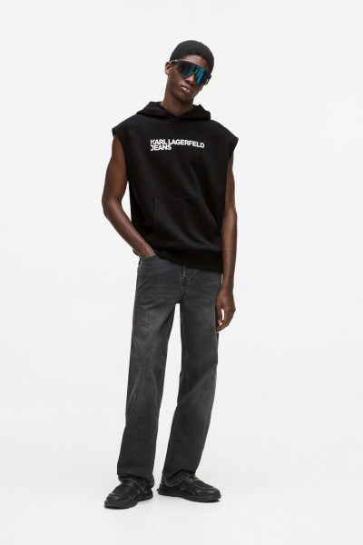 MELEGÍTŐ FELSŐ KARL LAGERFELD JEANS KLJ RELAX SLESS HOODIE - Kép 2