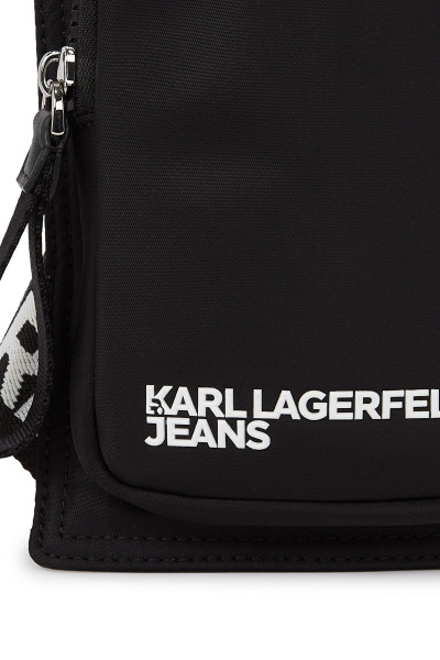CROSSBODY KARL LAGERFELD JEANS KLJ ESSENTIAL NYLON SLING BAG - Kép 6