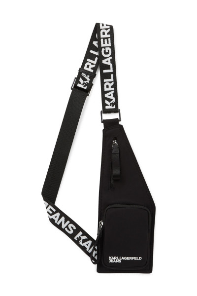 CROSSBODY KARL LAGERFELD JEANS KLJ ESSENTIAL NYLON SLING BAG - Kép 1