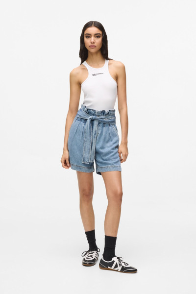 RÖVIDNADRÁG KARL LAGERFELD JEANS KLJ HR DENIM BELT SHORT - Kép 1
