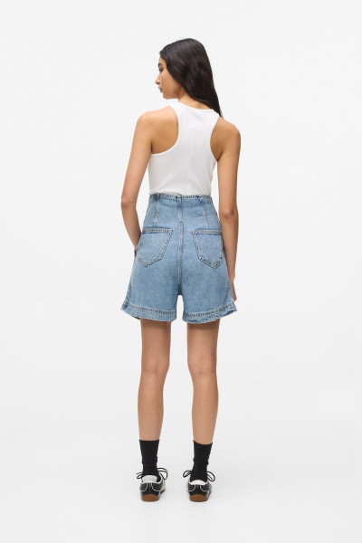 RÖVIDNADRÁG KARL LAGERFELD JEANS KLJ HR DENIM BELT SHORT - Kép 3