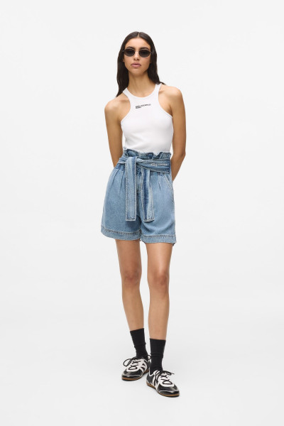 RÖVIDNADRÁG KARL LAGERFELD JEANS KLJ HR DENIM BELT SHORT - Kép 2