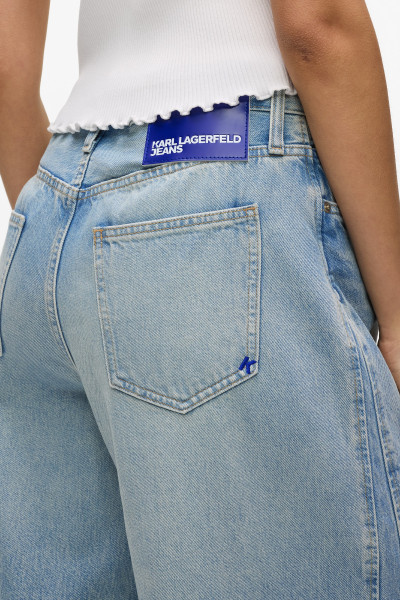 DŽÍNSY KARL LAGERFELD JEANS KLJ LR WIDE LEG PANEL DENIM - Fotografia č. 4
