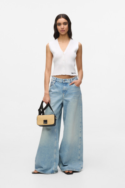 DŽÍNSY KARL LAGERFELD JEANS KLJ LR WIDE LEG PANEL DENIM - Fotografia č. 2