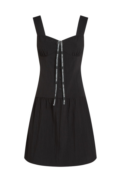 RUHA KARL LAGERFELD JEANS KLJ STRAPPY MINI DRESS - Kép 5