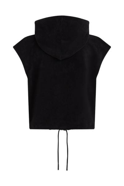 MELEGÍTŐ FELSŐ KARL LAGERFELD JEANS KLJ RELAXED SLESS HOODIE - Kép 2