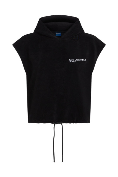 MELEGÍTŐ FELSŐ KARL LAGERFELD JEANS KLJ RELAXED SLESS HOODIE - Kép 1