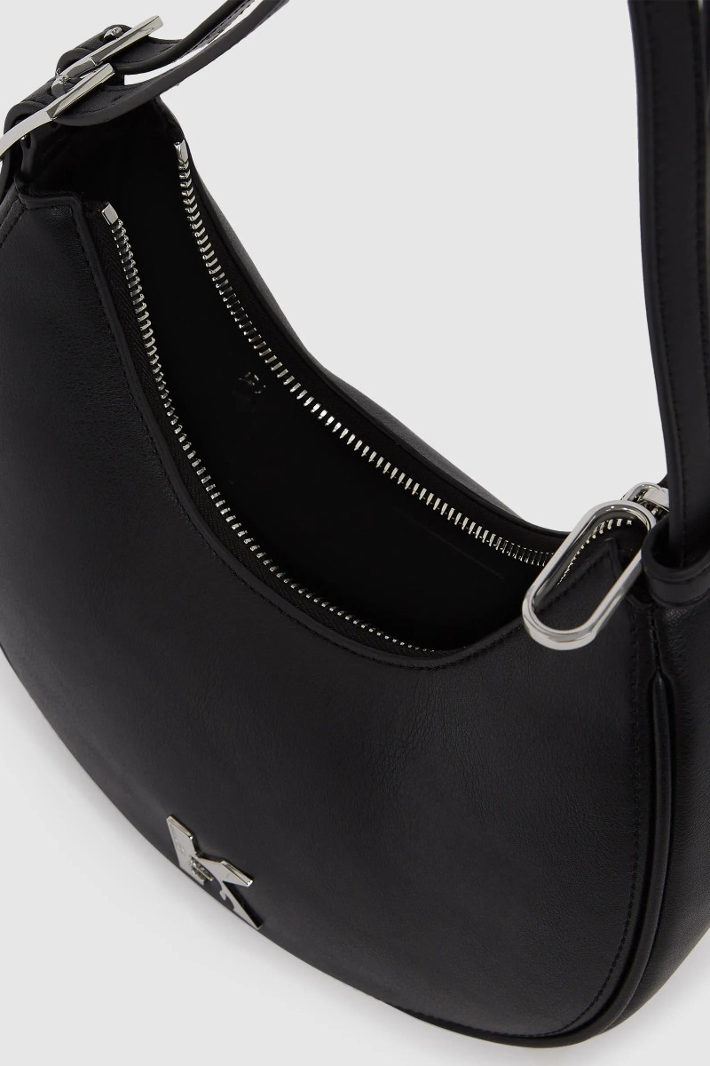 Kabelka Karl Lagerfeld Jeans Klj K Logo Halfmoon Bag Black