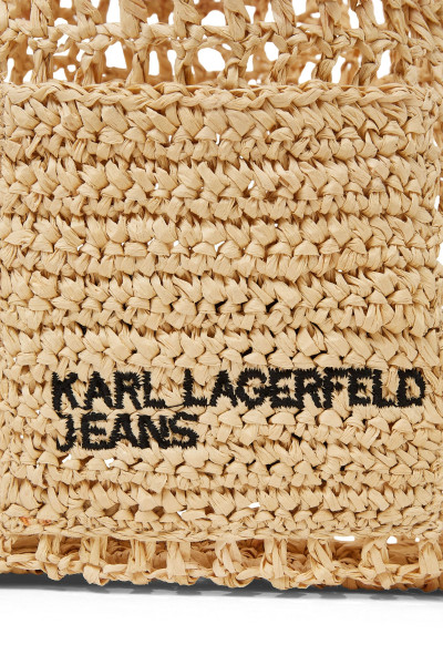 KABELKA KARL LAGERFELD JEANS KLJ RAFFIA SUMMER HOBO - Fotografia č. 5