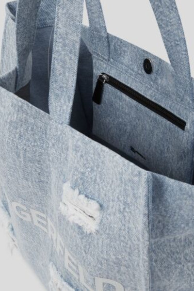 TÁSKA KARL LAGERFELD JEANS KLJ EW DISRUPTED DENIM SHOPPER - Kép 3