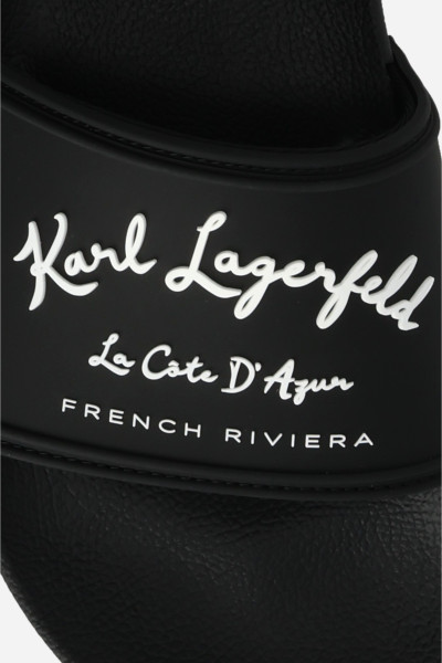 PAPUCS KARL LAGERFELD KONDO II RIVIERA SLIDE - Kép 6