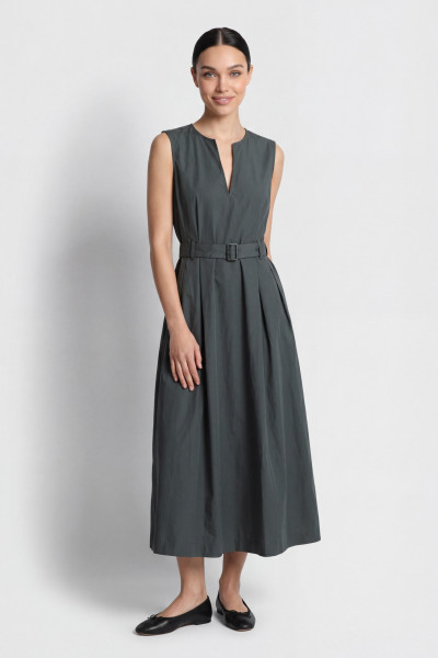 RUHA WOOLRICH BELTED LONG DRESS - Kép 1