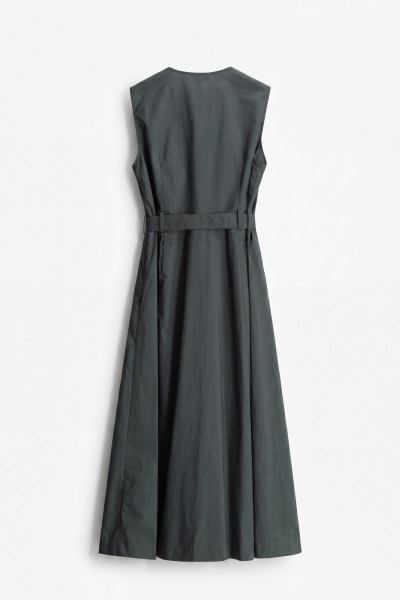 RUHA WOOLRICH BELTED LONG DRESS - Kép 6