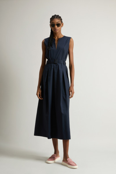 RUHA WOOLRICH BELTED LONG DRESS - Kép 2