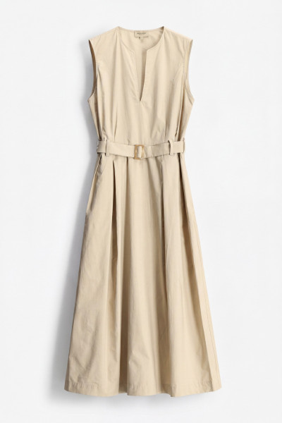 RUHA WOOLRICH BELTED LONG DRESS - Kép 4