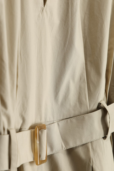 RUHA WOOLRICH BELTED LONG DRESS - Kép 6