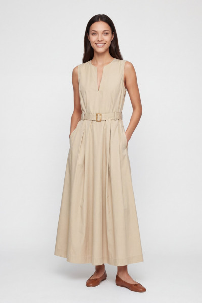 RUHA WOOLRICH BELTED LONG DRESS - Kép 1