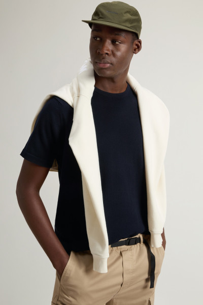 TOP WOOLRICH KNITTED T-SHIRT - Kép 4