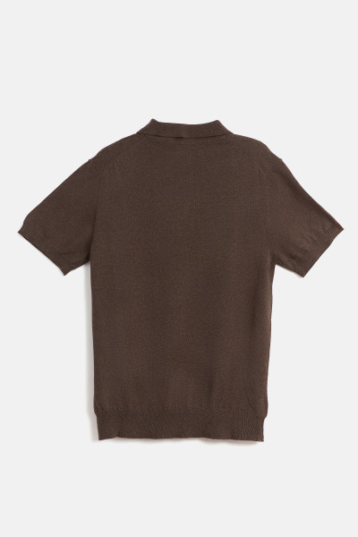 TOP WOOLRICH KNITTED POLO - Kép 2