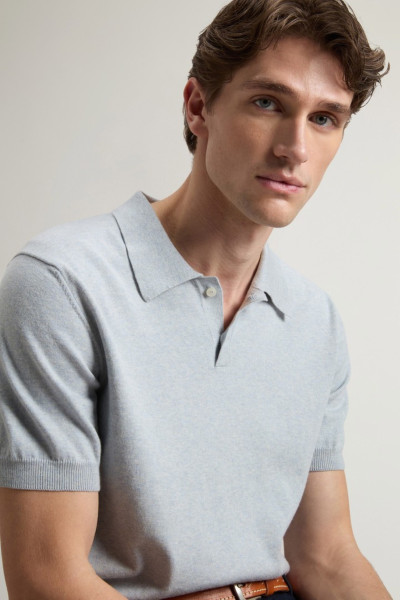 TOP WOOLRICH KNITTED POLO - Kép 4