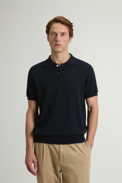 TOP WOOLRICH KNITTED POLO - Kép 1