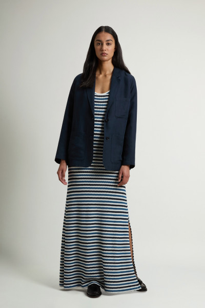 ZAKÓ WOOLRICH VISCOSE LINEN BLAZER - Kép 2