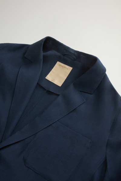 ZAKÓ WOOLRICH VISCOSE LINEN BLAZER - Kép 7