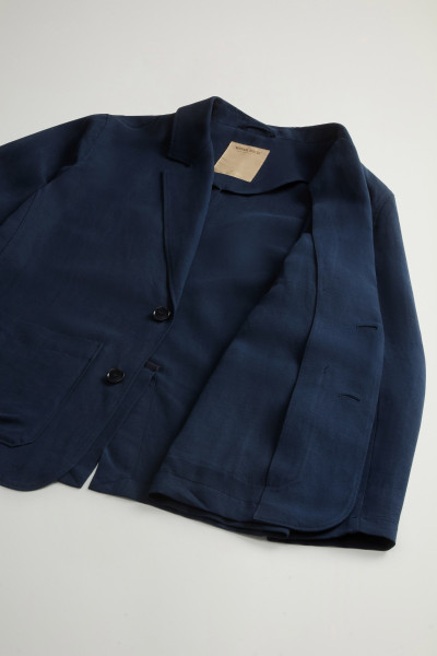 ZAKÓ WOOLRICH VISCOSE LINEN BLAZER - Kép 8