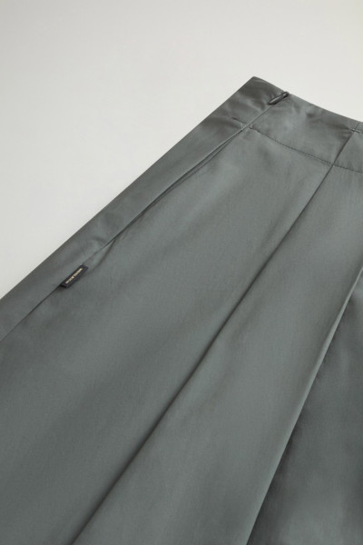SZOKNYA WOOLRICH COTTON POPLIN SKIRT - Kép 4