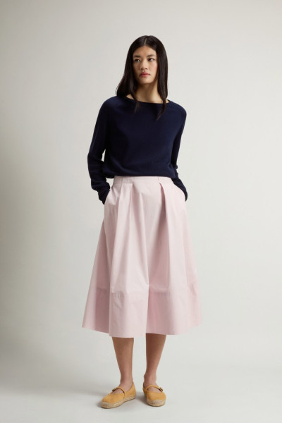 SZOKNYA WOOLRICH COTTON POPLIN SKIRT - Kép 1