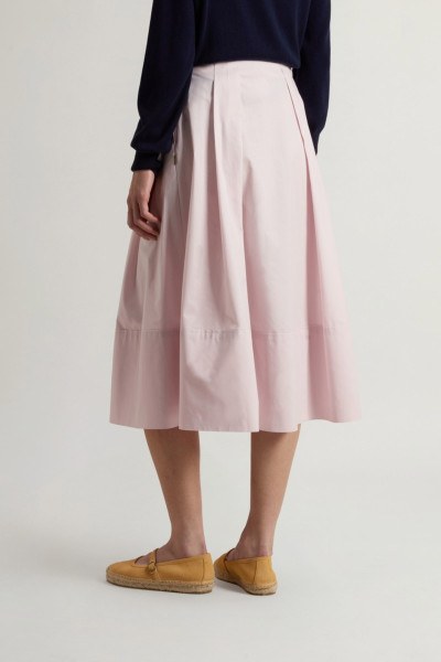 SZOKNYA WOOLRICH COTTON POPLIN SKIRT - Kép 2