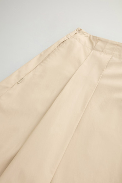 SZOKNYA WOOLRICH COTTON POPLIN SKIRT - Kép 4