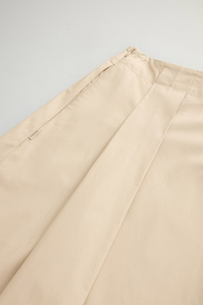 SZOKNYA WOOLRICH COTTON POPLIN SKIRT - Kép 5