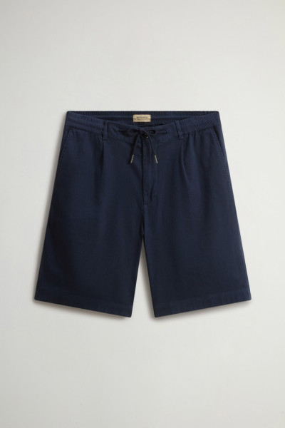 RÖVIDNADRÁG WOOLRICH LINEN BLEND MILTON SHORT GD - Kép 3
