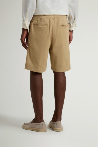 RÖVIDNADRÁG WOOLRICH LINEN BLEND MILTON SHORT GD - Kép 2