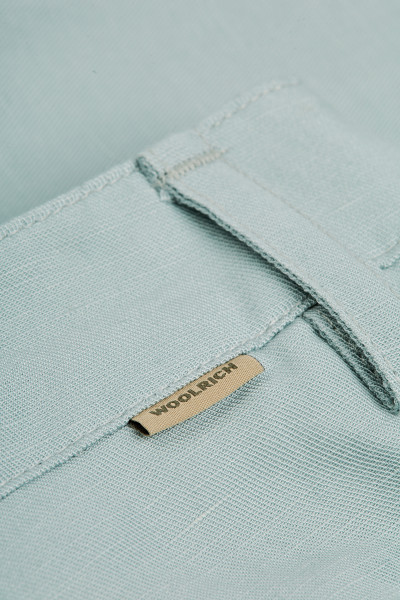 RÖVIDNADRÁG WOOLRICH VISCOSE LINEN SHORTS - Kép 3