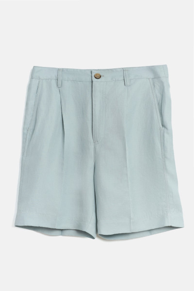 RÖVIDNADRÁG WOOLRICH VISCOSE LINEN SHORTS - Kép 1