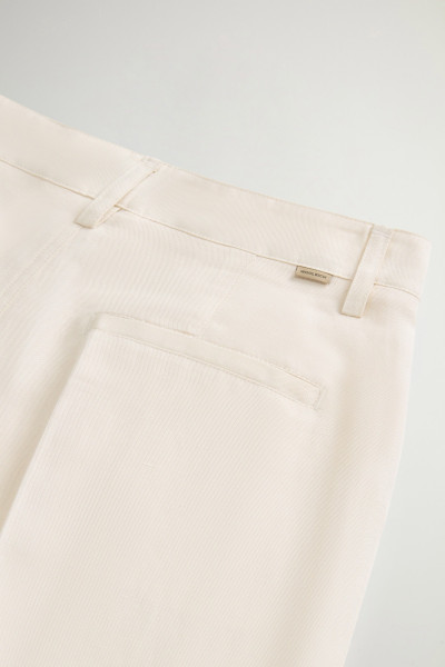 RÖVIDNADRÁG WOOLRICH VISCOSE LINEN SHORTS - Kép 5
