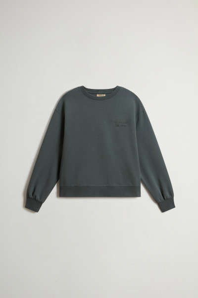 MELEGÍTŐ FELSŐ WOOLRICH INTERLOCK CREWNECK - Kép 5