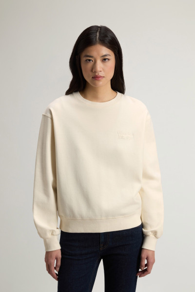 MELEGÍTŐ FELSŐ WOOLRICH INTERLOCK CREWNECK - Kép 1