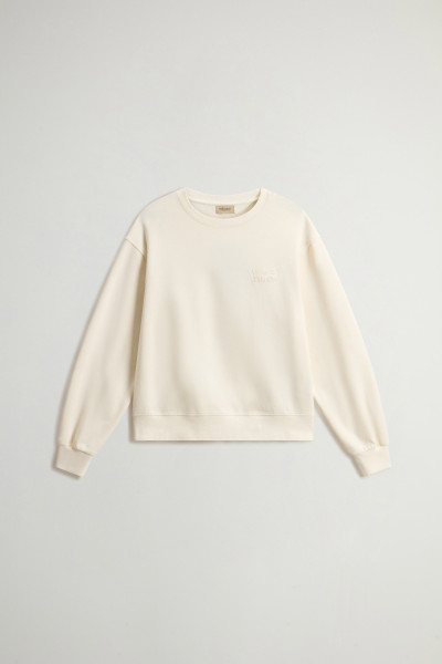 MELEGÍTŐ FELSŐ WOOLRICH INTERLOCK CREWNECK - Kép 5