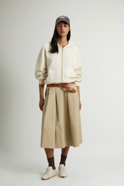 MELEGÍTŐ FELSŐ WOOLRICH PREMIUM FLEECE ZIPPED HOODIE - Kép 2