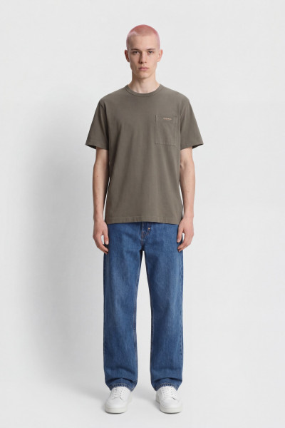 PÓLÓ WOOLRICH COTTON LOGO POCKET T-SHIRT - Kép 2