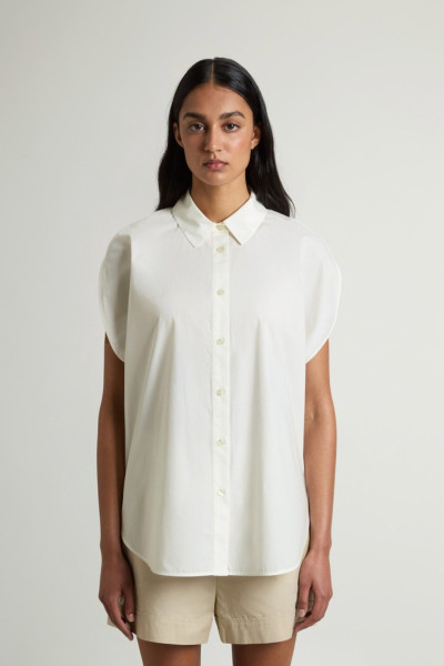 BLÚZKA WOOLRICH COTTON POPLIN BLOUSE - Fotografia č. 1