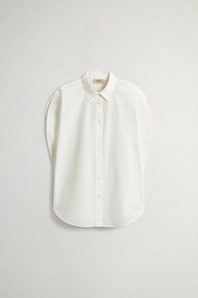 BLÚZKA WOOLRICH COTTON POPLIN BLOUSE - Fotografia č. 5