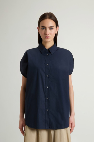 BLÚZKA WOOLRICH COTTON POPLIN BLOUSE - Fotografia č. 1