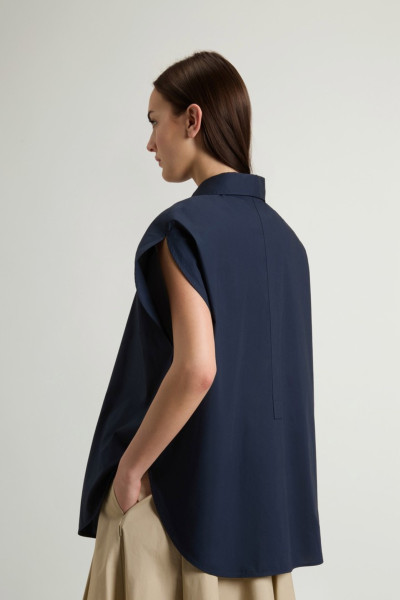 BLÚZKA WOOLRICH COTTON POPLIN BLOUSE - Fotografia č. 3