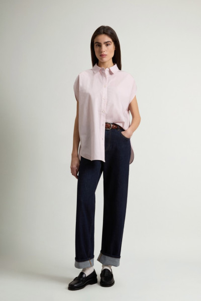 BLÚZKA WOOLRICH COTTON POPLIN BLOUSE - Fotografia č. 2