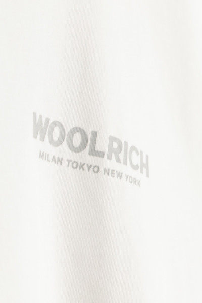 PÓLÓ WOOLRICH COTTON GRAPHIC T-SHIRT - Kép 6